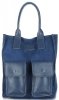 Kožené kabelka shopper bag Vittoria Gotti jeans V27A